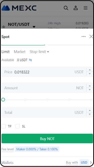 Trade crypto on MEXC to buy Notcoin
