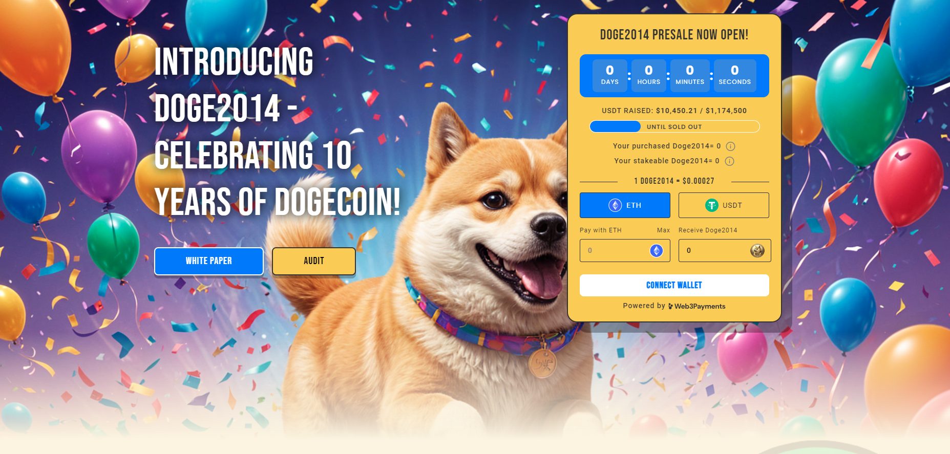 doge2014 presale widget