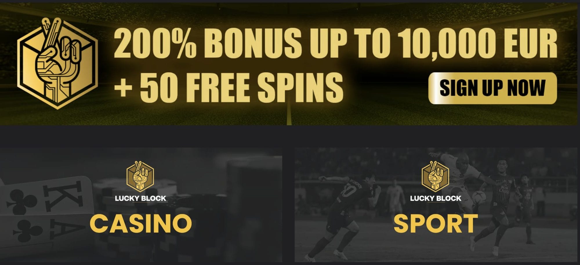 Lucky Block casino bonus