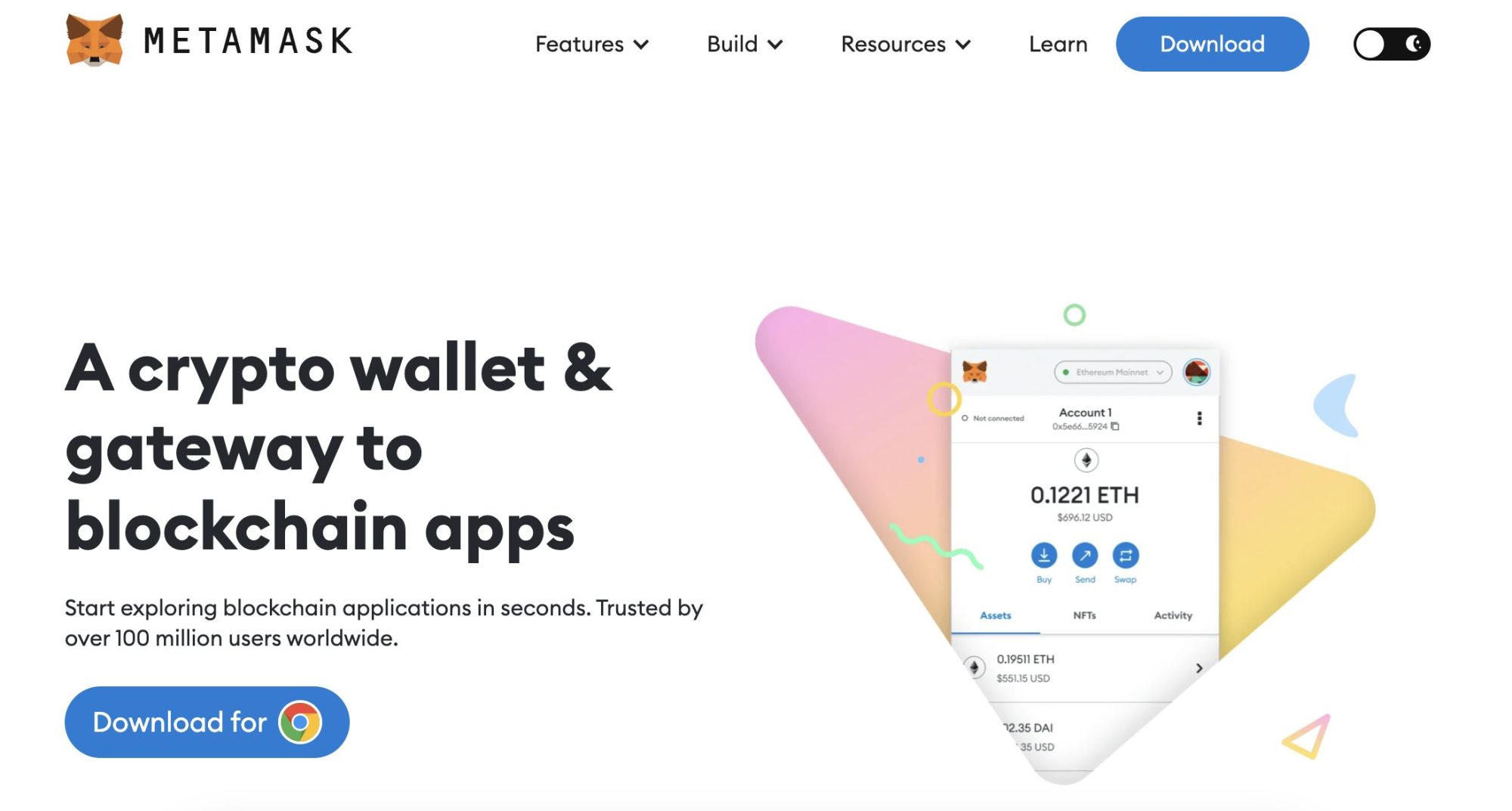 MetaMask cryptocurrency wallet