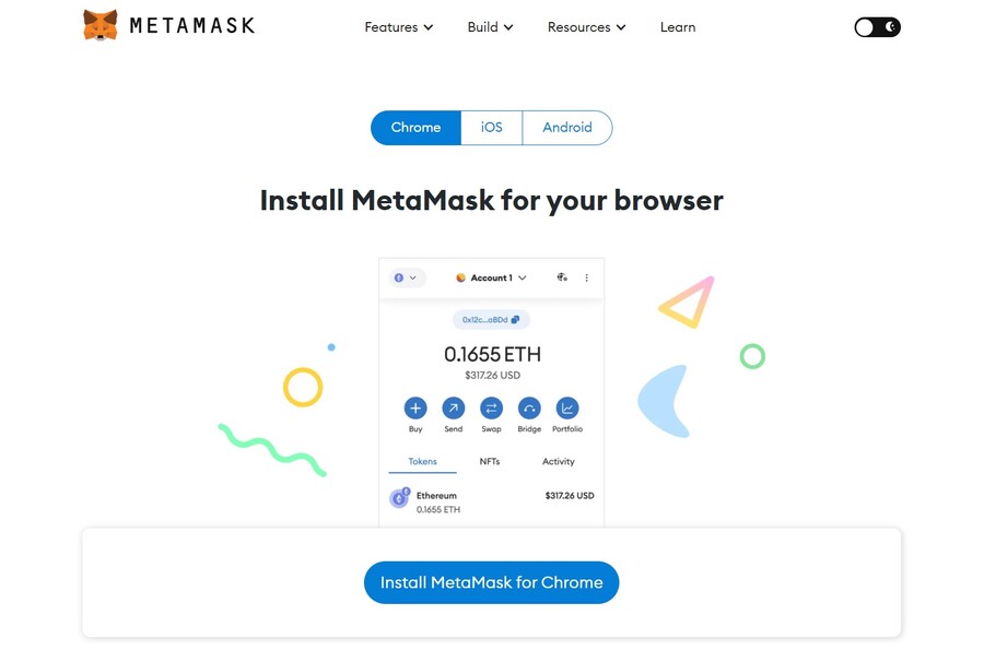 MetaMask crypto wallet