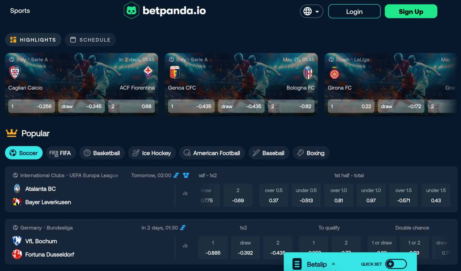 Betpanda sportsbook review