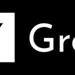 A logo of xAI's chatbot Grok on a black background.