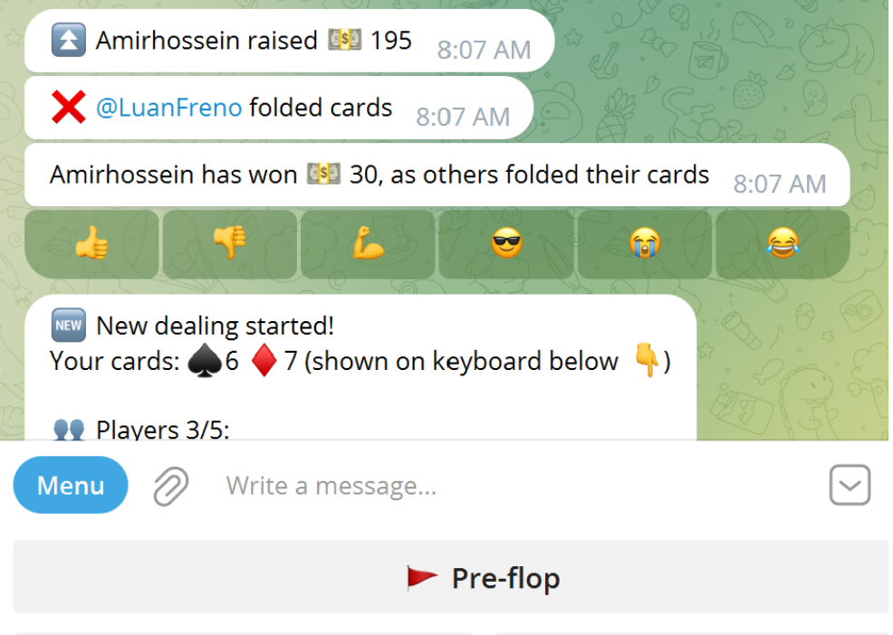 Poker Bot Telegram Casino