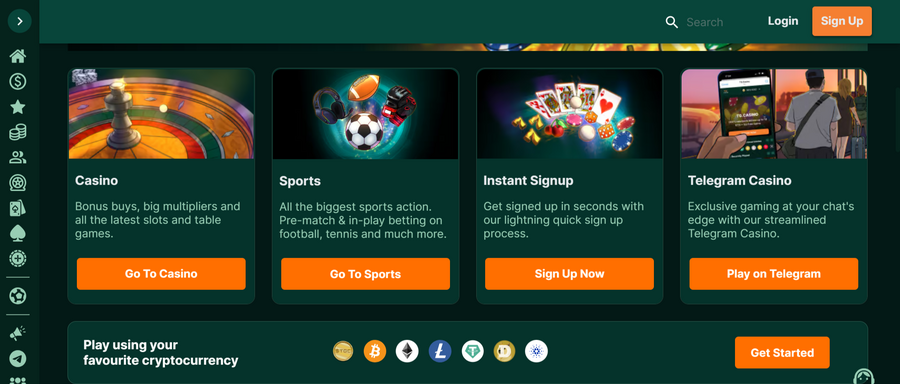 TG.Casino Bitcoin Poker Site